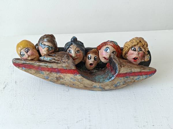- a , Mixed Media Sculpture by Dorienne Carmel, measuring 10 x 26 cm (H x W) £85